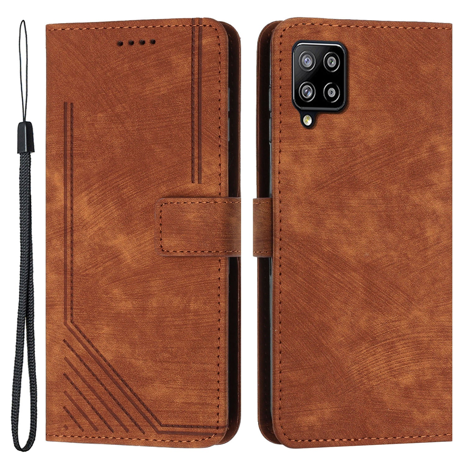 For Samsung Galaxy A22 4G (EU Version) / M32 (India Version) / M32 (Global Version) 4G / F22 / M22 Case PU Leather Phone Cover For Samsung Galaxy A22 4G (EU Version) / M32 (India Version) / M32 (Global Version) 4G / F22 / M22 Case PU Leather Phone Cover